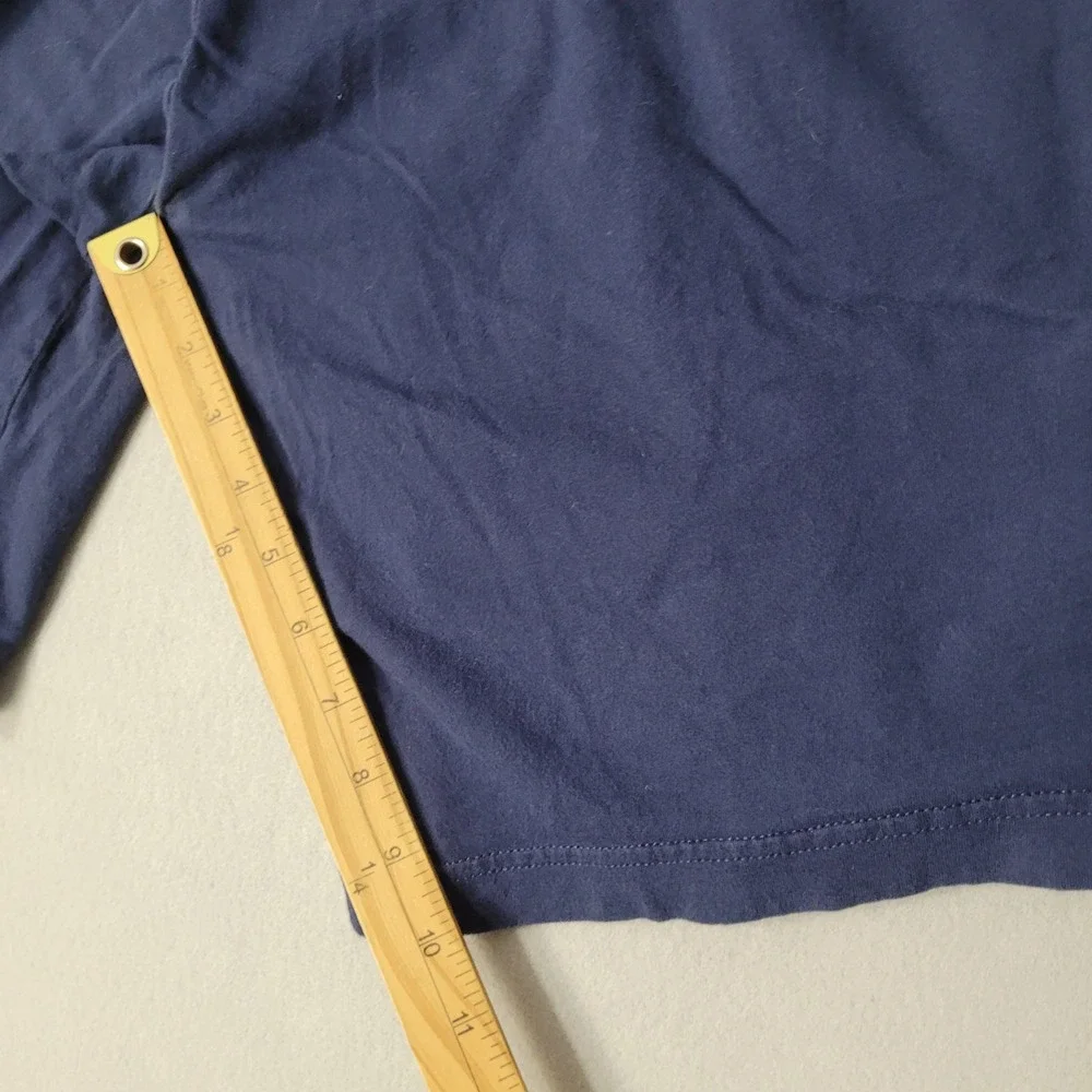 Polo Ralph Lauren Mens Navy Blue Sleep Shorts Size Large Big Logo Drawstring